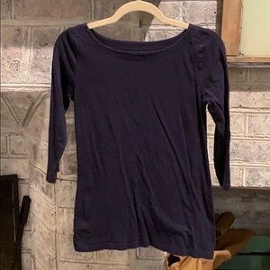 Cotton 3/4 sleeve top by Loft